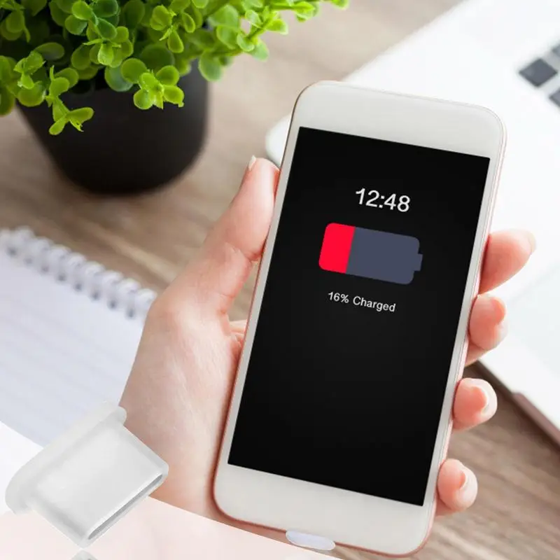 Caps Soft Silicone Type C Anti Dust ProtPort Plug Dust Cover For Any USB Type C Charging