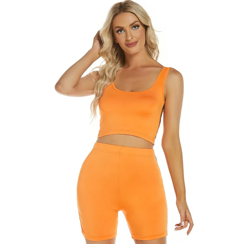 

2025 Summer New Women's Sexy Suspender Backless Dress Solid Color Hip Dress Ensemble Femme 2 Pièces