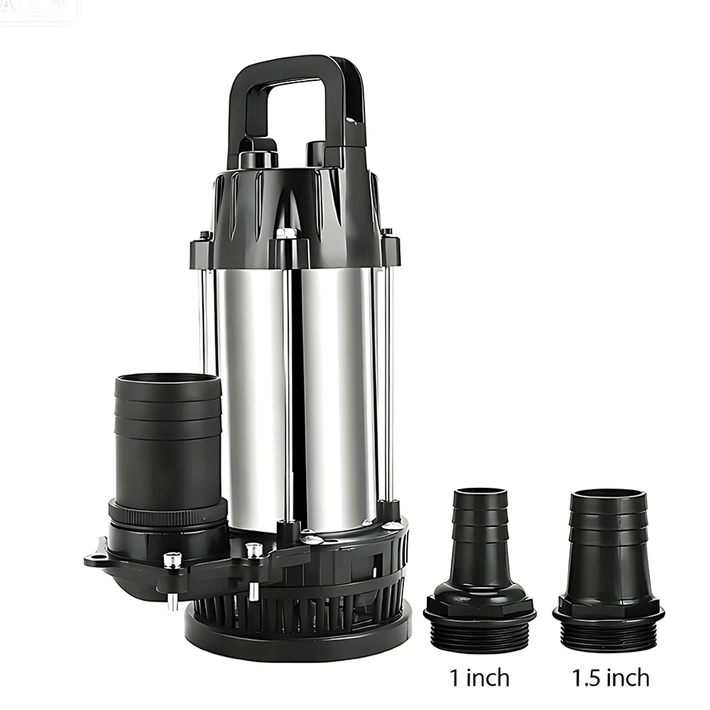 220/260W Solar Submersible Pump, 12V/24V Maximum Lift Height of 8 Meters,Suitable for Agricultural Irrigation and Water Transfer