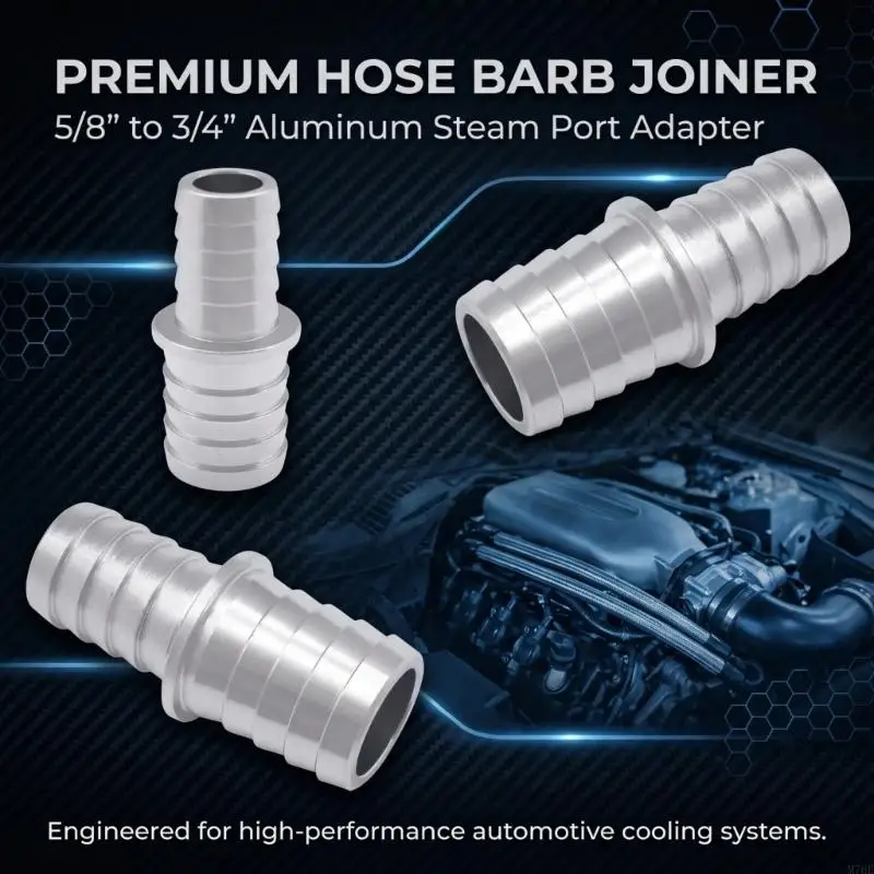 M76E Hochfestes Aluminium 5/8 bis 3/4 Kühlerschlauch-Adapter, Schlauchmontagewerkzeug für die Verwendung von Dampfanschlüssen – Detail 7