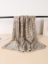 100% Polyester Satin Fabric Leopard Printed Satin Fabric for Wedding Dress DIY Craftings