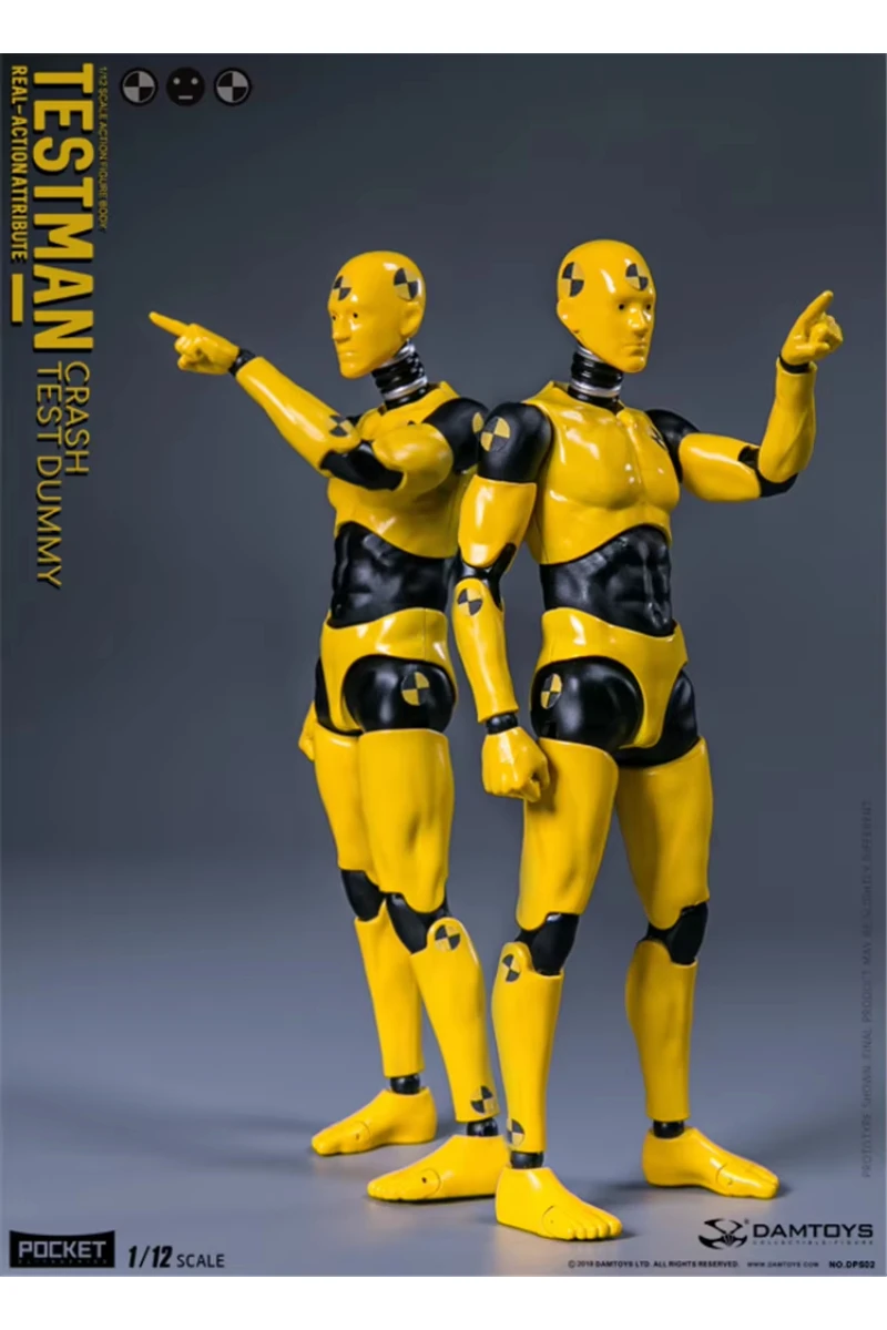 DAMTOYS 1/12 Skala DPS01 DPS02 Męski Żołnierz Malarski Rysunek Test Super Elastyczny Ruchomy Model Ciała 6-calowe Figurki Akcji Kolekcja