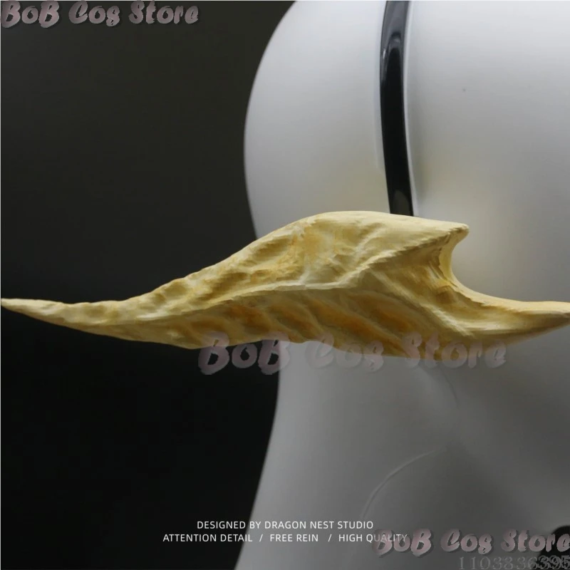 Aura Female Raen Xaela Dragonfly One/Two Horns Black White Game Final Fantasy XIV FF14 Accessory Cosplay Prop Women Customized