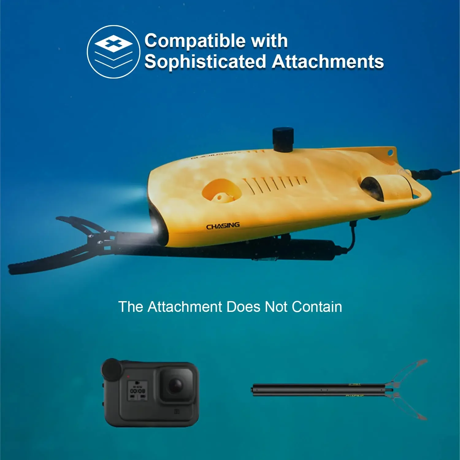 Gladius Mini S with Robotic Arm Underwater Drone ROV 100Meters Omni-directional Compact Rov with 4k Uhd Camera