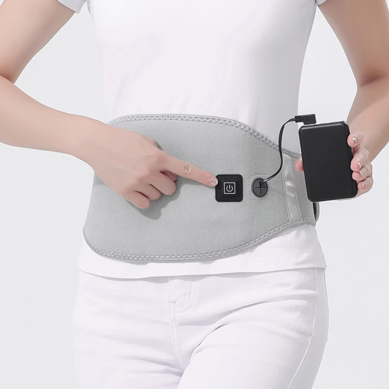

USB Electric Heating Warmer Hot Waist Lumbar Back Pad Belt Protector Brace Band Support Massager Anti Pain Relief Therapy Tool