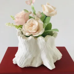 Big Concrete Tree Root Planter Mould DIY 3D Cement Flower Pot Clay Vase Silicone Molds Pen Holder Desk Resin Craft Tools