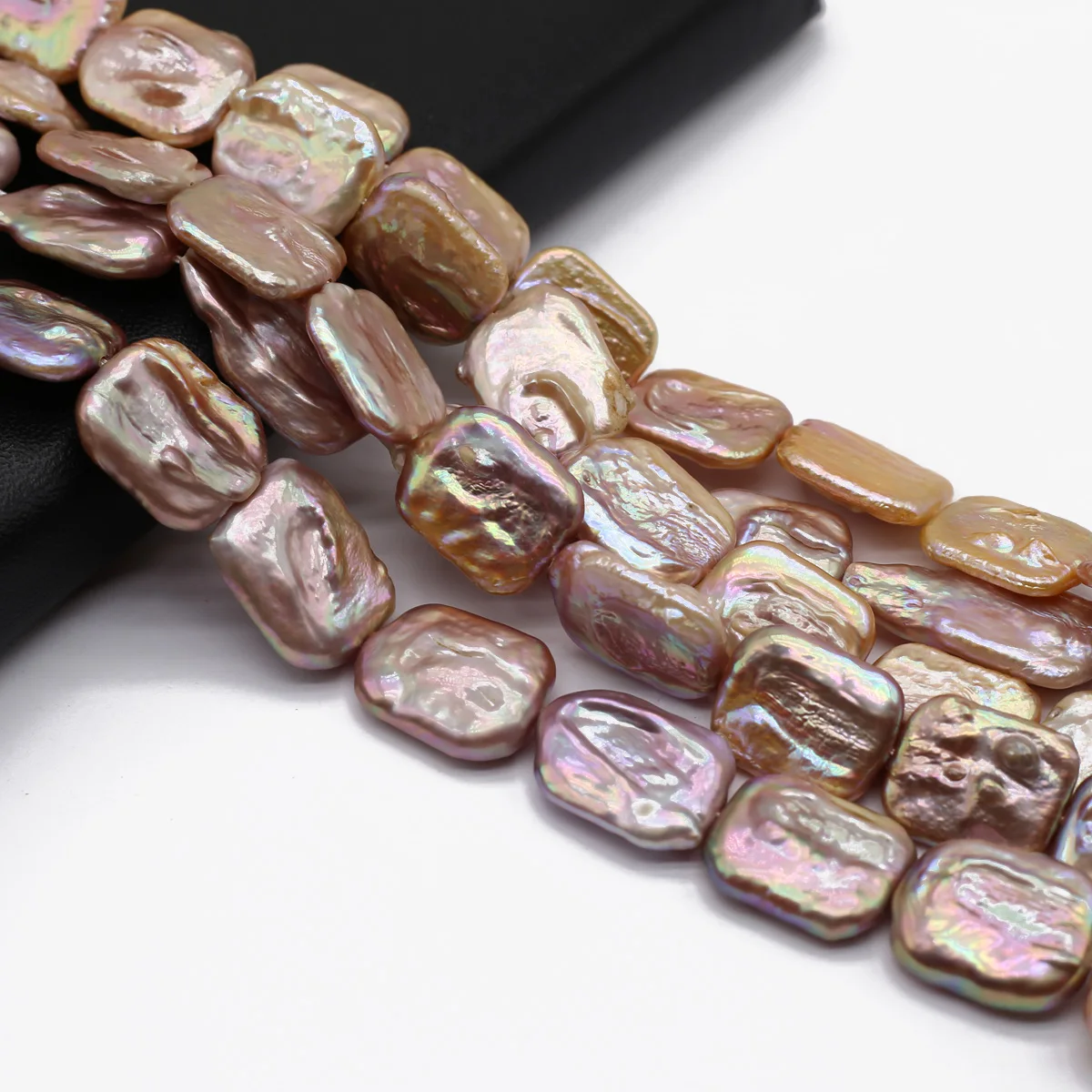 Natural Freshwater Pearl Beads Beaded Purple White Big Loose Spacer Beads For Jewelry Making DIY Bracelet Necklaces