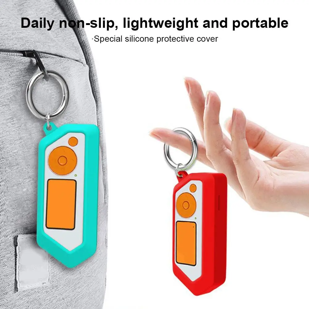 For Flipper Zero Protective Case Electronic Pet Dolphin With Keychain Silicone All Inclusive Protective Cover