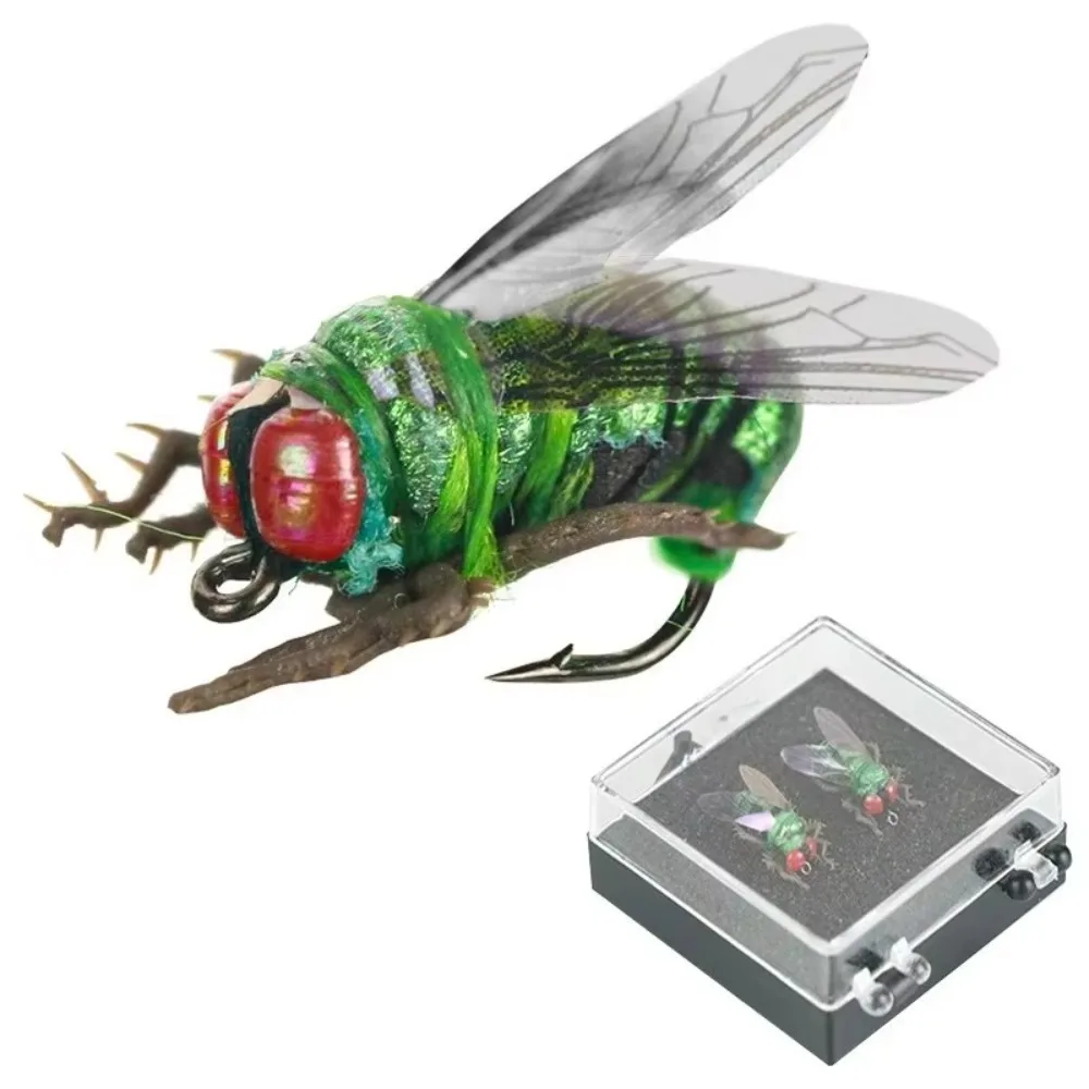 

Bees Insects Design Artificial Fly Fishing Lure Floating Feature Lifelike Appearance Bionic Fishing Lure Hook Included