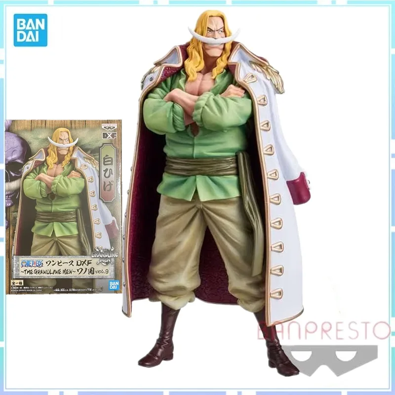 Bandai Original BANPRESTO Anime One Piece DXF Wano Country Edward·Newgate White Beard Action Figures Collectible Model Toy