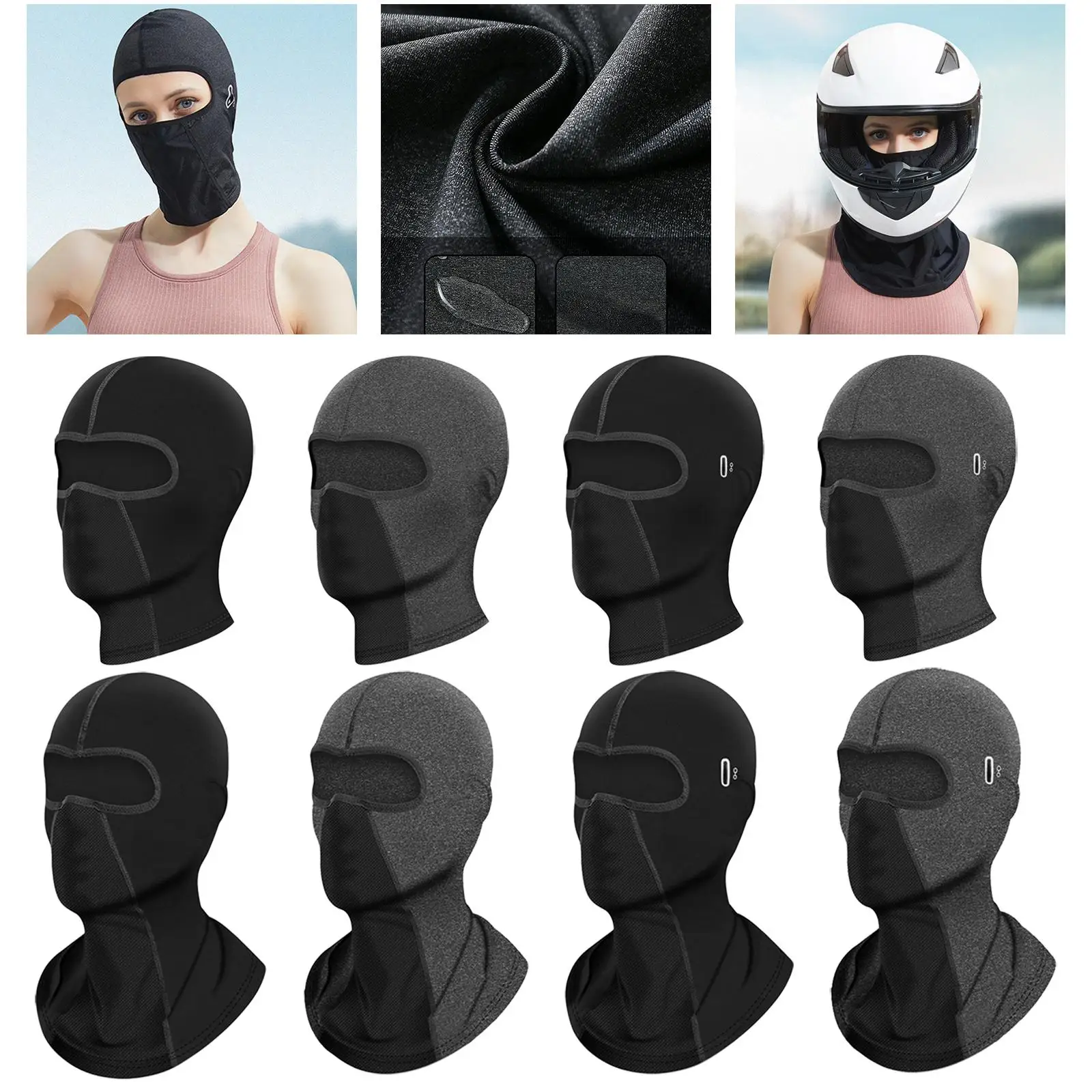 قناع وجه بالاكلافا قابل للتنفس، غطاء حماية كامل للوجه، درع عقال #5