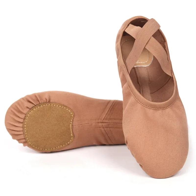 Sapatos de dança de tecido elástico completo, sapatos femininos de exercício de sola macia, sapatilhas masculinas para pata de gato, sapatilhas masculinas