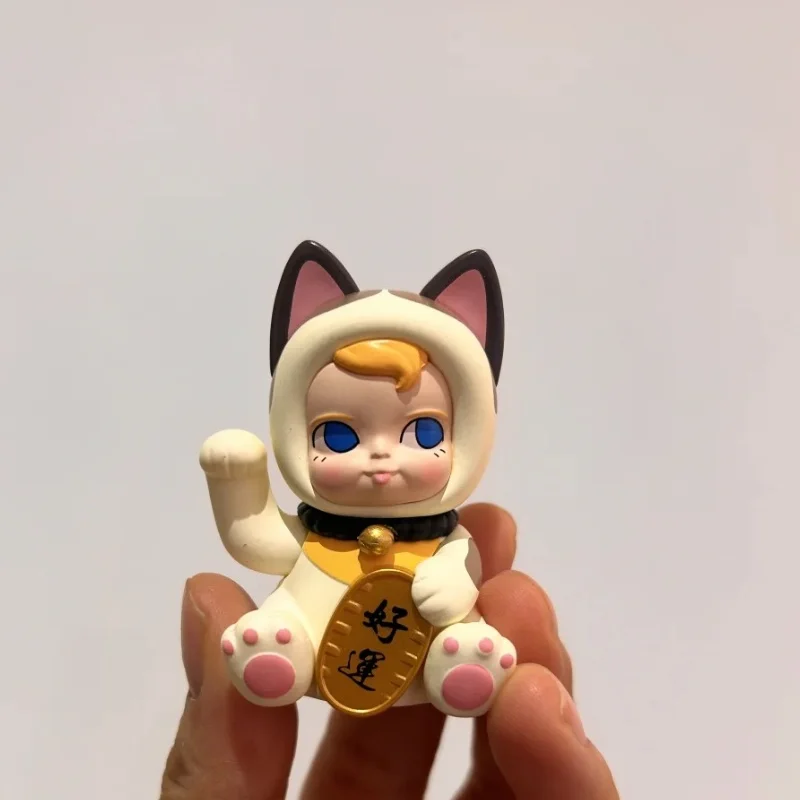 New Miniso Samsam Lucky Cat Blind Box Girl Play Hand Do Cute Gift 1.0 2.0 Kawaii Good Birthday Ornaments Presents For  Friend