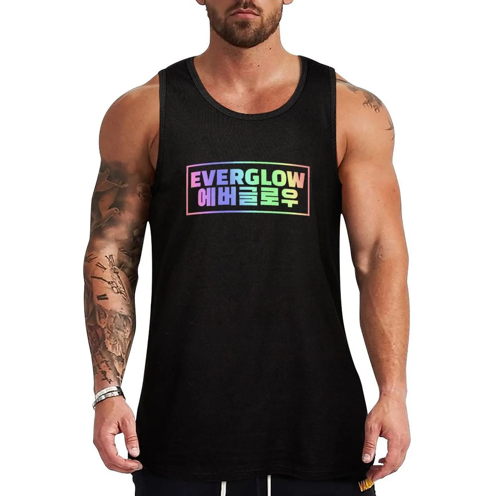 EVERGLOW KPOP Tank Top Casual Loose Tank Top Summer Sleeveless Daily Wear
