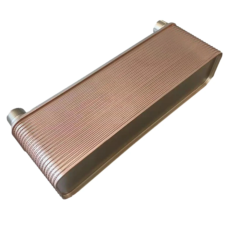 40 Plates ,4.5Mpa Brazed Plate Heat Exchanger , Floor And Water Heating, Snow Melting