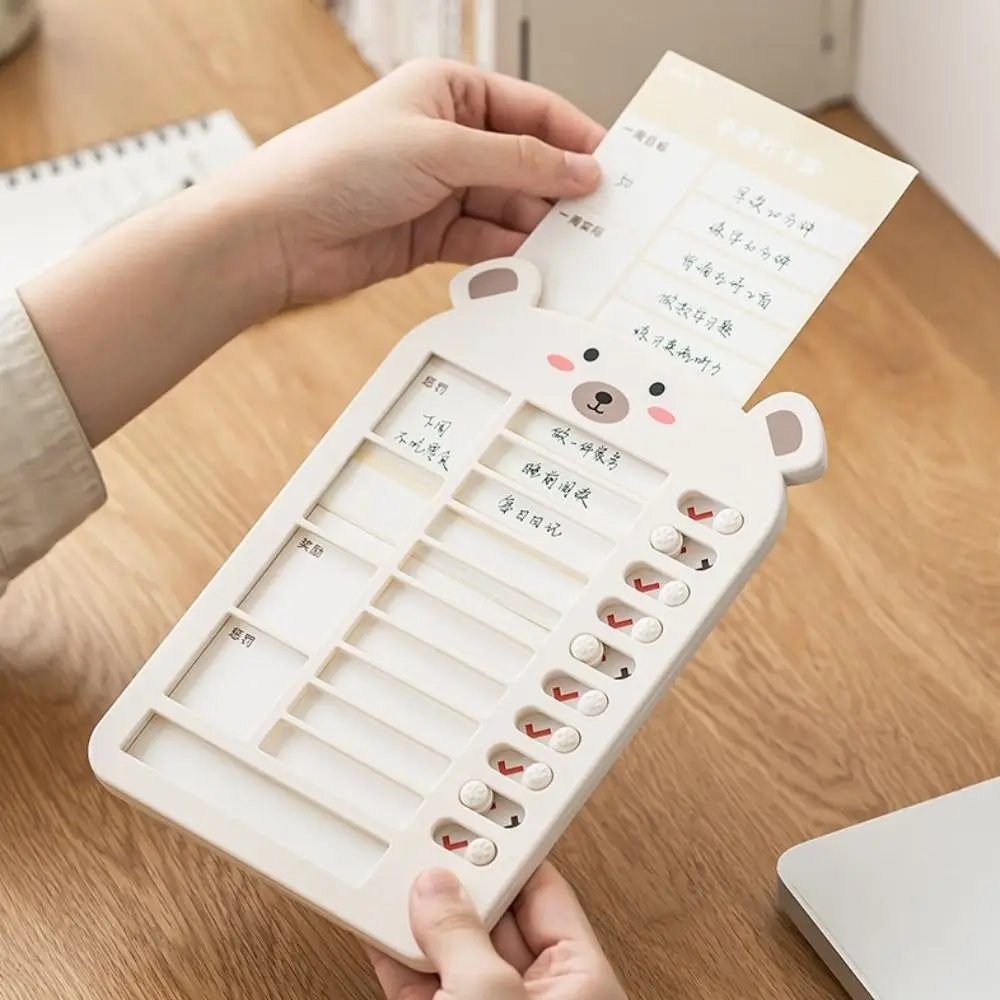 To Do List Planner Chart Checklist Portable Message Board Reusable Schedule Plate Home Supplies