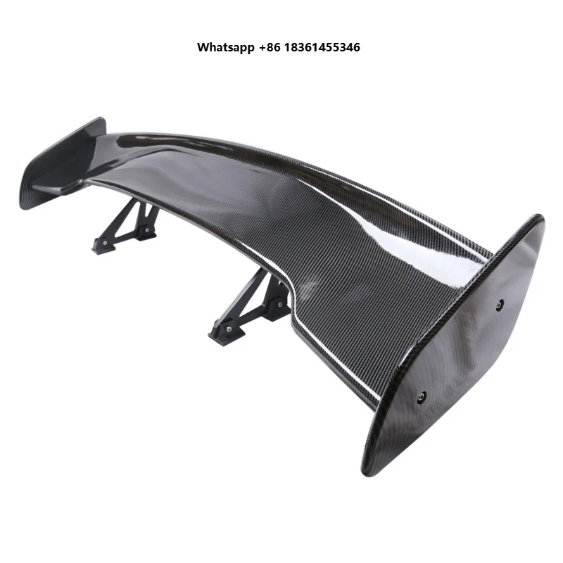 

Carbon Fiber Tail Wing Racing Sedan Common Fixed Wings Car Styling Universal Car Tail Exterior Trim ABS Spoilers GT