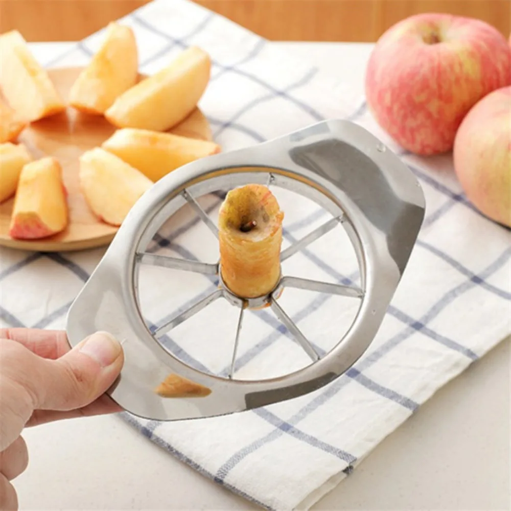 Stainless steel apple slicing pitting and fruit dividing artifact, kitchen household gadget fruit cutter