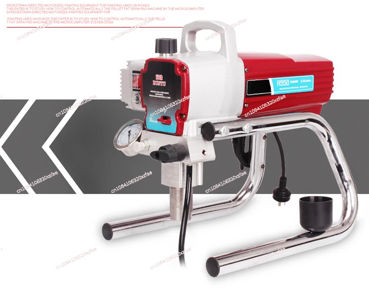 Electric 550 high pressure airless spraying machine latex paint coating household small automatic paint spraying machine