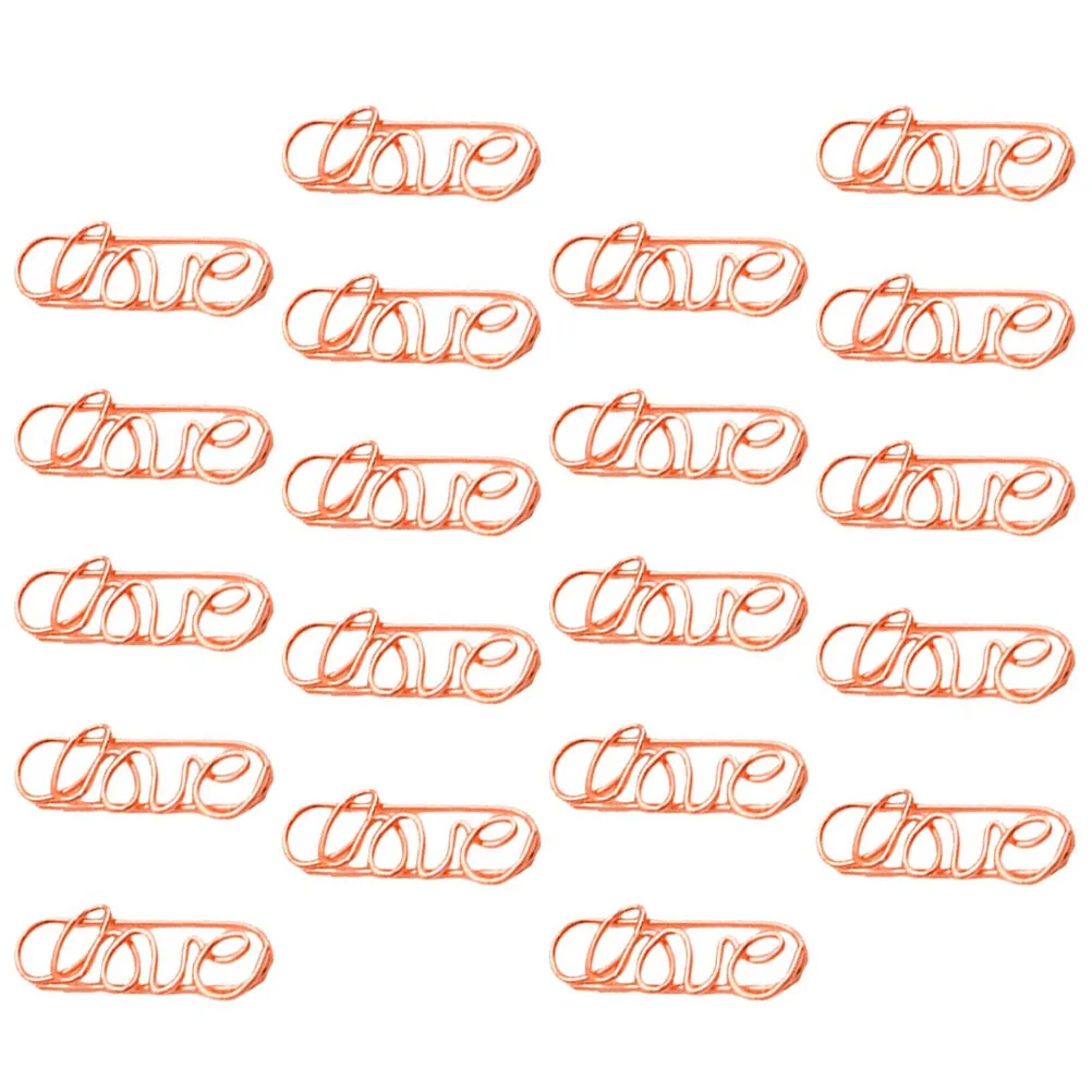 20 pezzi graffette per appunti clip per promemoria per libri clip per foto tono oro rosa per ufficio casa dormitorio decorazione di nozze porta note in metallo cancelleria