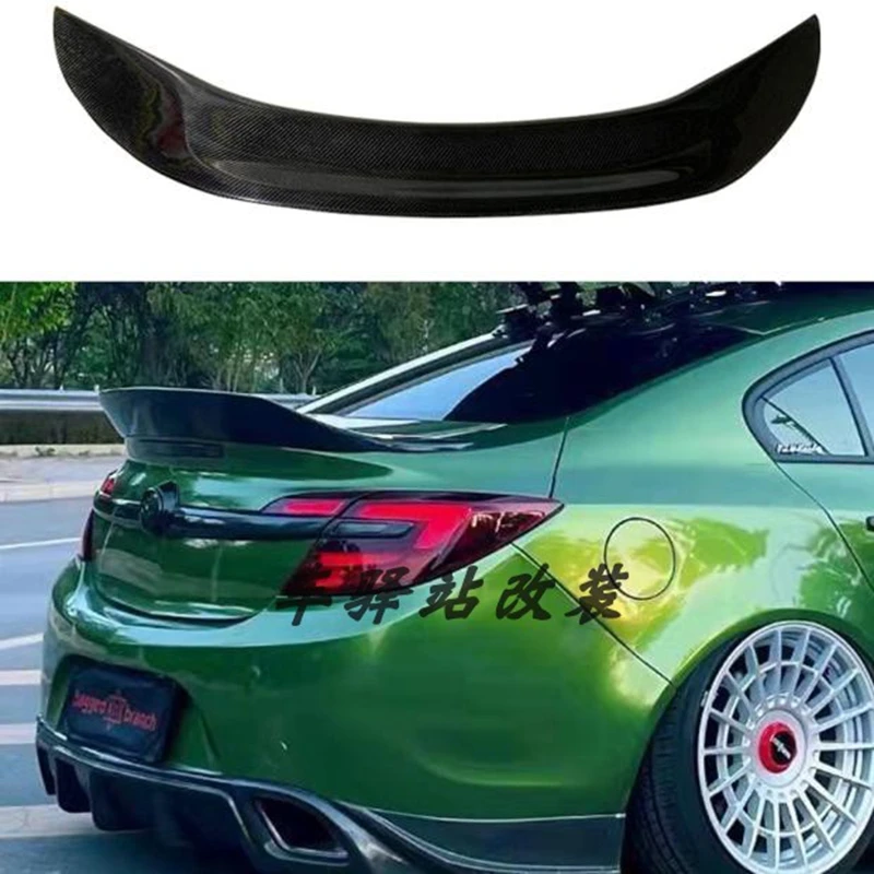 

For Opel Insignia Spoiler 2009-2016 Year Vauxhall Real Carbon Fiber Rear Wing Sport Accessories Body Kit