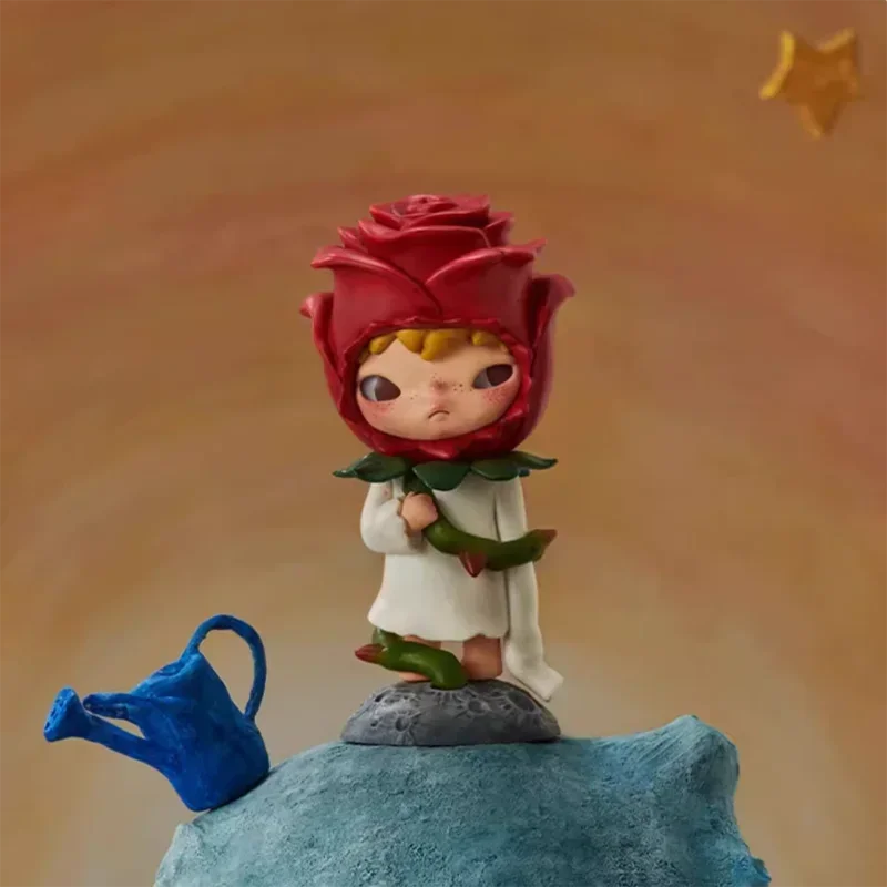 POP MART Hirono Le Petit Prince serie caja misteriosa Anime PVC Original colección de figuras de acción modelo adornos de escritorio muñeca Juguetes