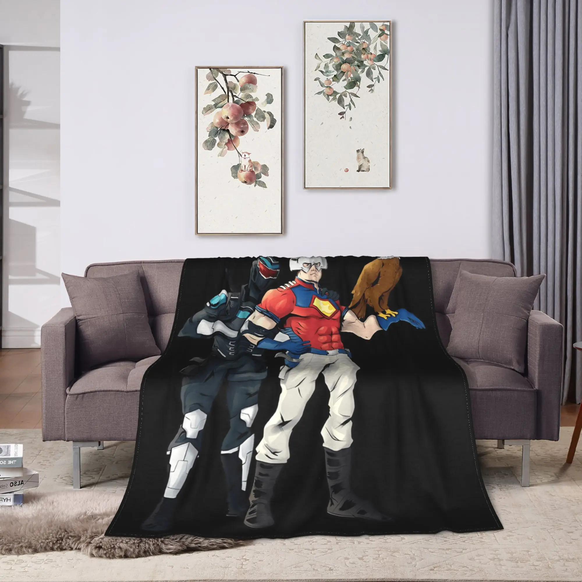 Vigilante صانعي السلام يقتبس بطانية سوبر الدافئة موضة أفخم رمي بطانية للأطفال غرفة المعيشة الفانيلا المفرش غطاء السرير #2