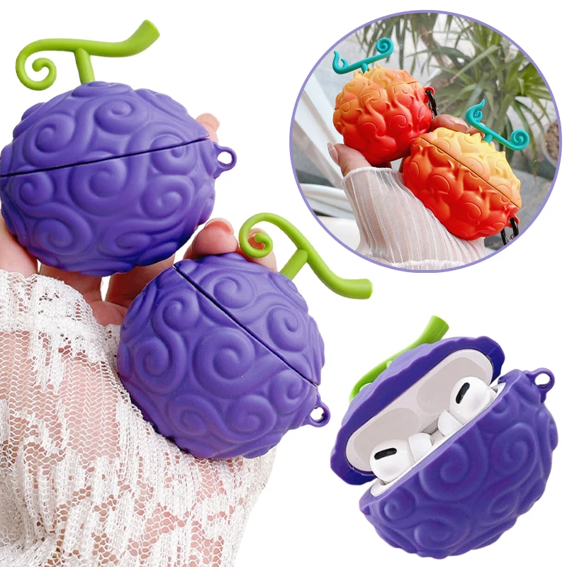 【セール中】ワンピースケース Apple AirPods 4 3D 漫画シリコーンイヤホン充電ボックス AirPods 1 2 3 プロイヤホン保護カバー