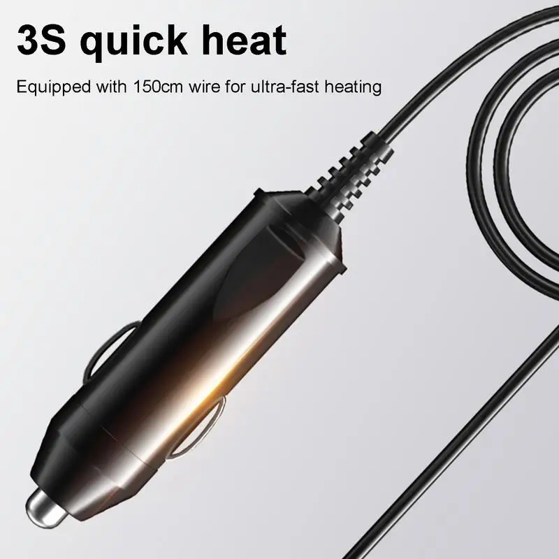 Portable Car Electric Heater 360 Degree Rotatable High-Power Heating Fan Defogger car Windscreens Quick Demister Heat Defroster