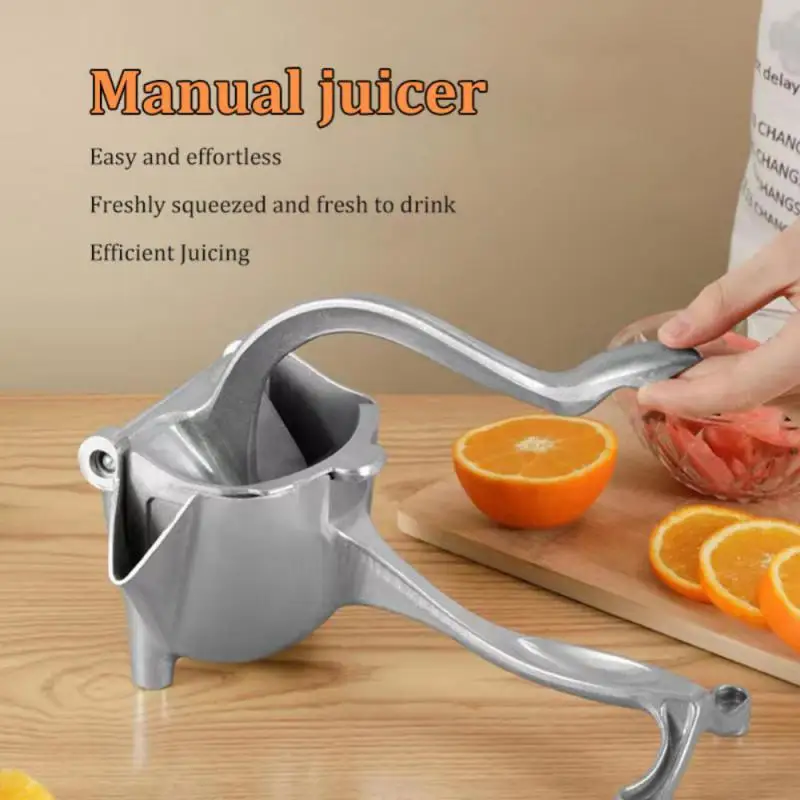 Manual Juice Squeezer Aluminum Alloy Hand Pressure Juicer Pomegranate Orange Lemon Sugar Cane Juice Kitchen Bar Fruit Tools Acce