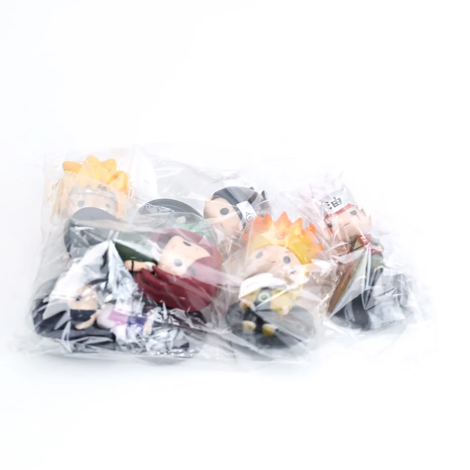 6 Stuks Anime Naruto Uzumaki Naruto Jiraiya Namikaze Minato Hyuga Hinata Doudou Ogen Leuke Model Speelgoed Gift Koc C Bodemtemperatuur figuur