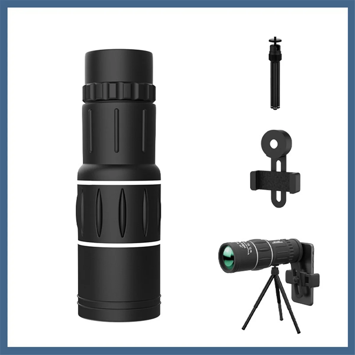 ONGE Telescope Portable High-Definition High-Power Outdoor Adult Children'S Glasses Night Vision Monocular Telescope B