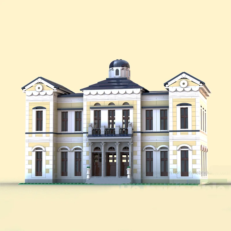 2929 قطعة MOC Rosendals فتحة Rosendal قصر وحدات نموذج اللبنات هدية الكريسماس تجميع لتقوم بها بنفسك لعبة الطوب الإبداعية للأطفال #4