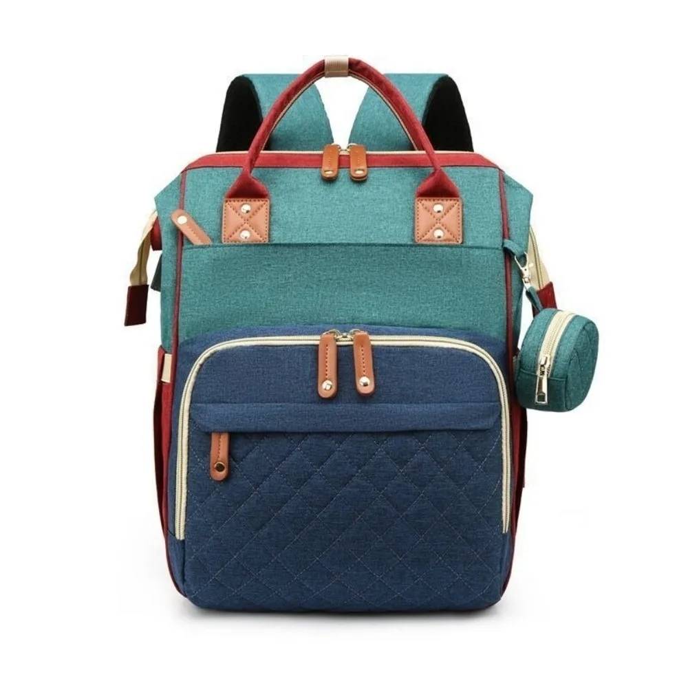 Oxford cloth Mommy Bag Dry-wet Separation Large Capacity Nappy Backpack Multi-Functional Lightweight Mom's Outting Bag Travel