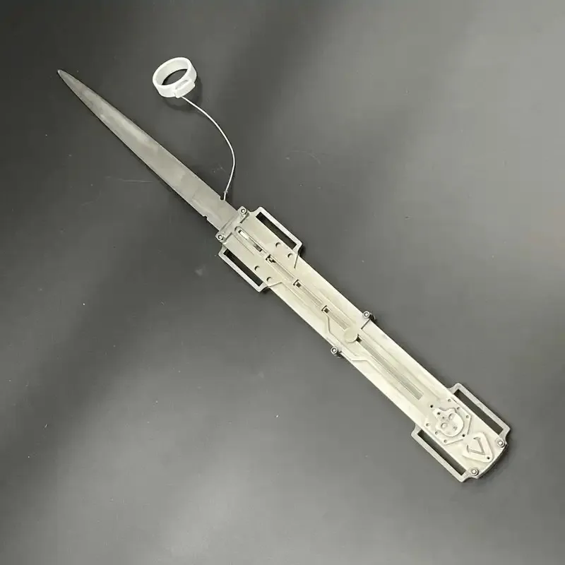 25COS2025 جديد كم معدني السيف مواد من الستانلس ستيل أفلام ازياء الدعائم هالوين تأثيري الأسلحة الكبار هدية عيد ميلاد #4