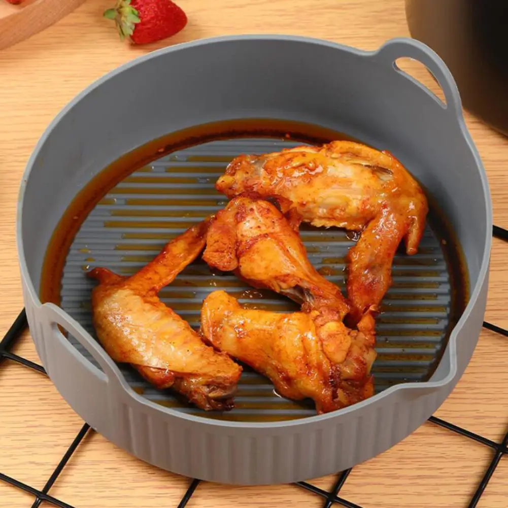 

Fryer Silicone Liner Portable Wide Applications Waterproof Pan Bread Cake Mat Basket for Home