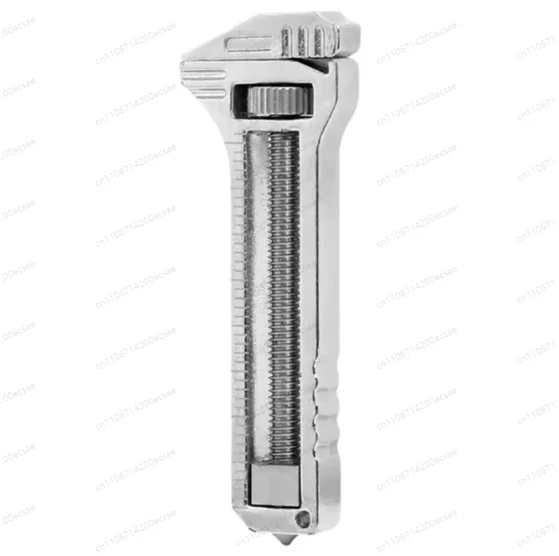 

Titanium alloy mini adjustable small wrench multi-functional pendant edc tool caliper keychain