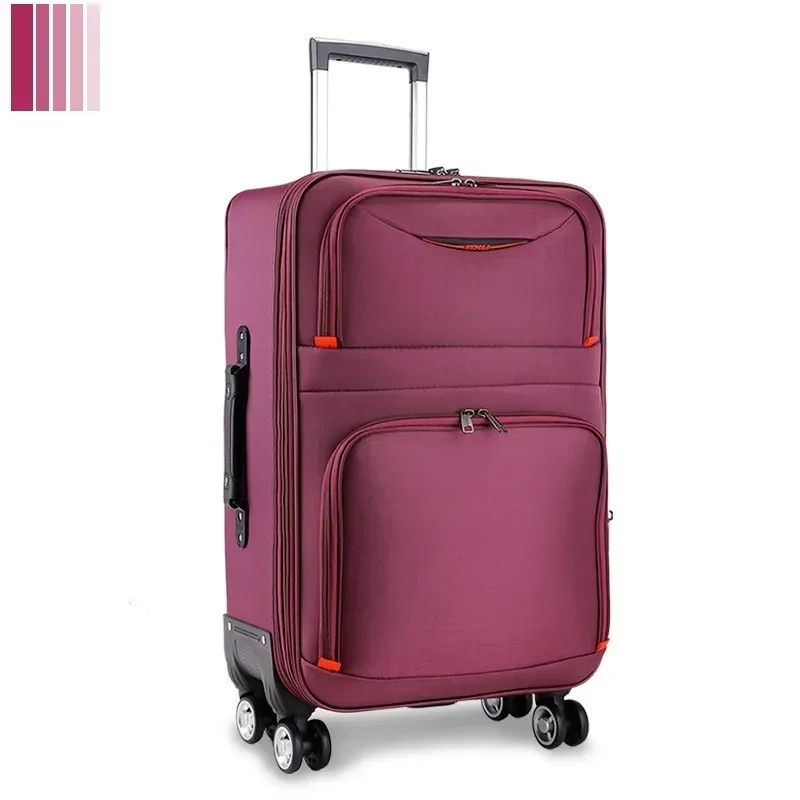 Suitcase Universal Wheel Waterproof Luggage Carry-on Travel Bag Large Capacity Oxford Rolling Luggage Set Password Trolley Case
