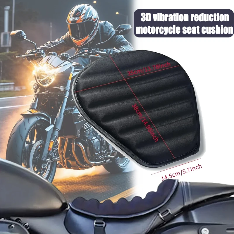 

Подушка для мотоциклетного сиденья, сотовая структура, высокоэластичная дышащая амортизирующая гелевая Подушка для сиденья, мотоциклетное оборудование для верховой езды