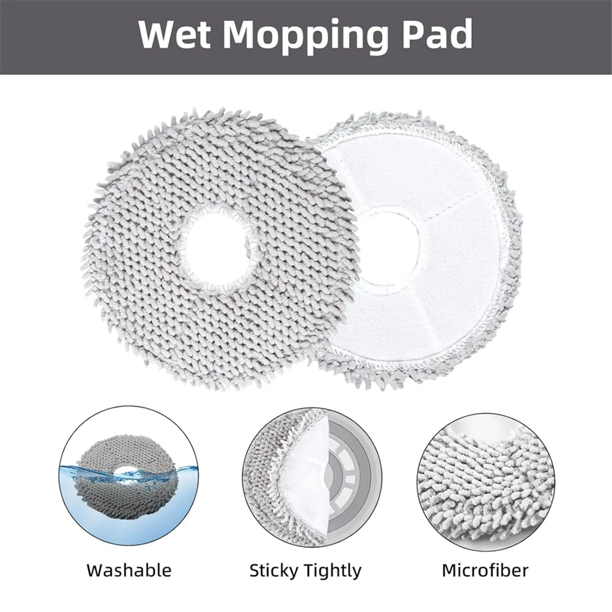 ABJZ Replacement Parts for S20+ Plus Vacuum Cleaner Main Side Brush Hepa Filter Mop Pads Accessories Kits