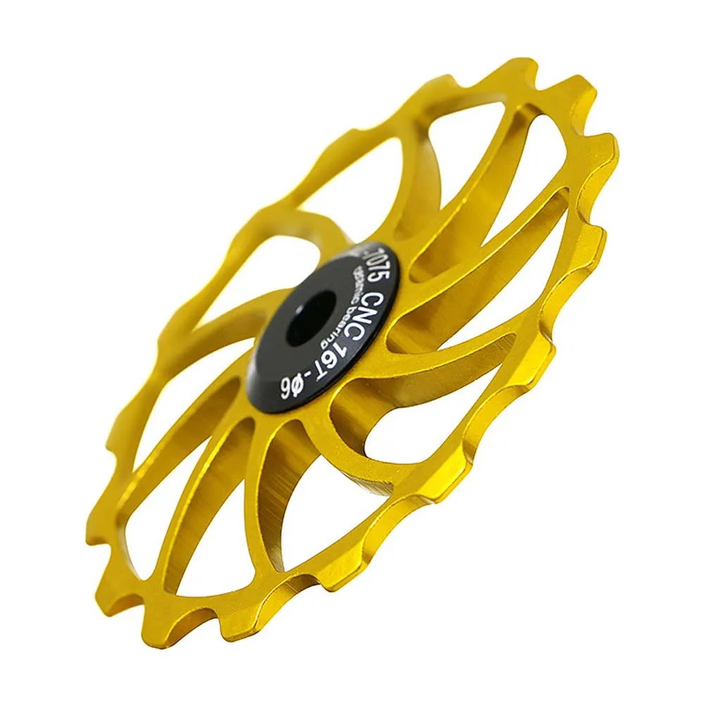 Mountain Bike Cycling Pulley Wheel Bicycle Parts Aluminum Alloy 14T 15T 16T Guide Wheel Bearing Guide Roller Rear Derailleur