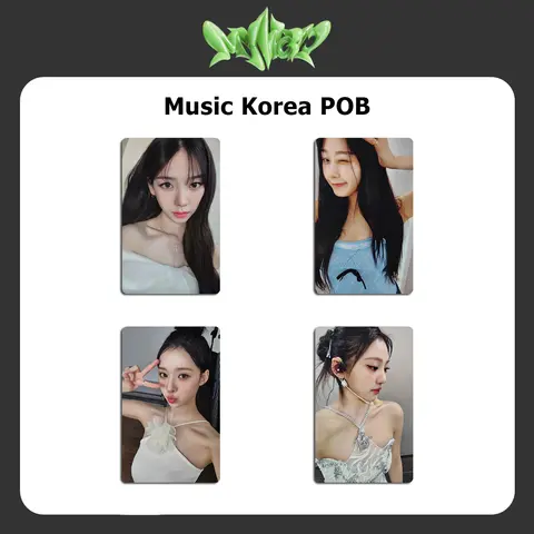 Incandescence Korean Girl Group New Special MY World K4 Bonus KARINA GISELLE WINTER NINGNING Peripheral Small Cards