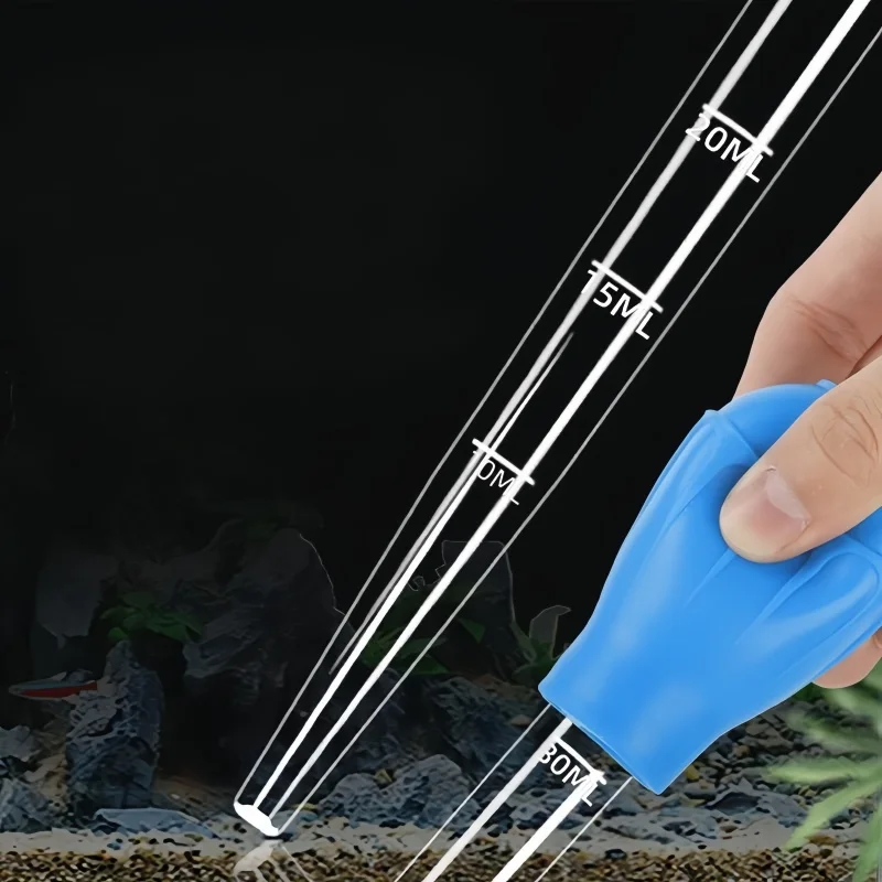 Aquarium-Reinigungsstab Effektiver Reinigungsstab für Aquarienboden Reinigungswerkzeug für Kies Abfallentferner mit Verlängerter Siphonpumpe Reinigungszubehör – Detail 8