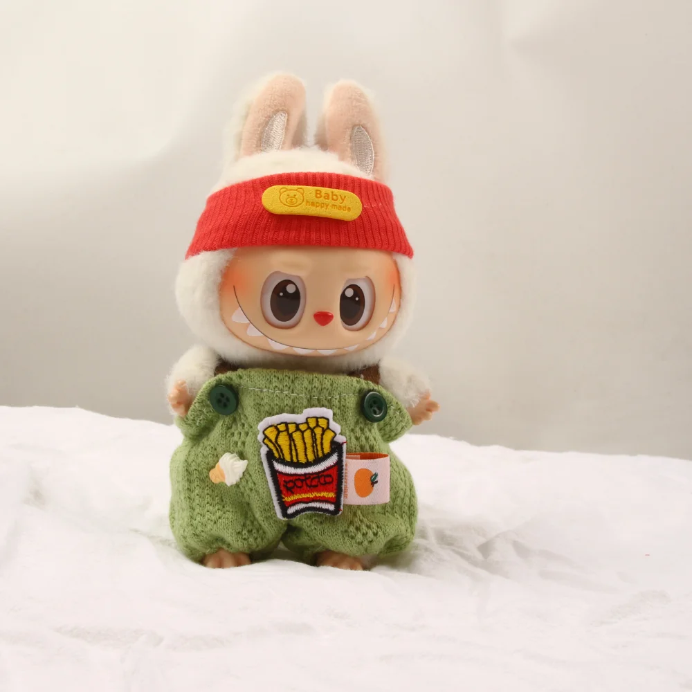 

17cm Cute Mini Plush Doll'S Clothes Outfit Accessories Kpop Labuu Idol Dolls Sweater Clothing DIY Kids Girl Gift