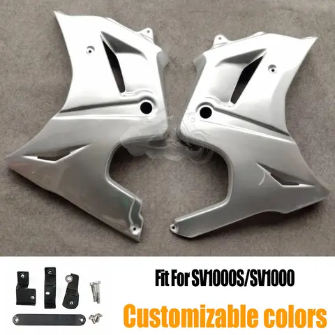 Fit For 2003 - 2007 SUZUKI SV1000 SV1000S Left Right Side Fairing Belly Pan SV 1000 2004 2005 2006 Motorcycle Bodywork