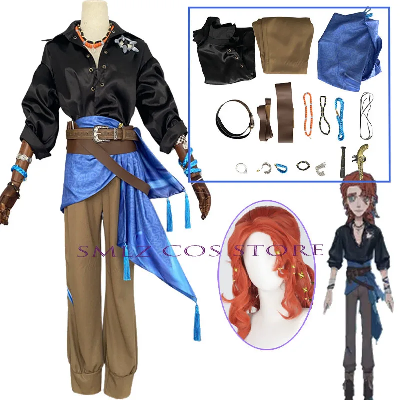 

Rationality Composer Cosplay Game Identity Kreiburg Frederick Cosplay Costume Man Play Uniform Set Halloween Party Clothe Outfit