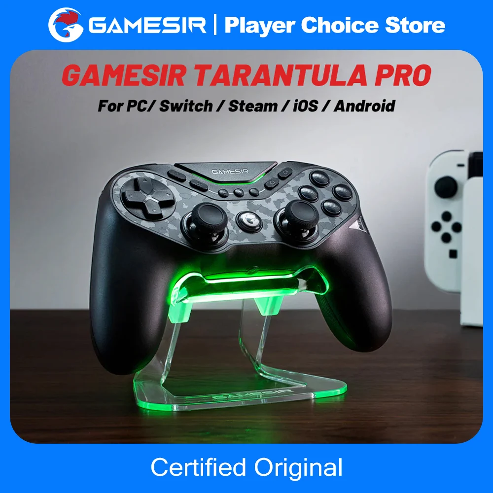 GameSir Tarantula Pro Gamepads PC para Nintendo Switch 2 Controlador Android iOS Switch TMR Hall Joysticks NFC Layout Swappable