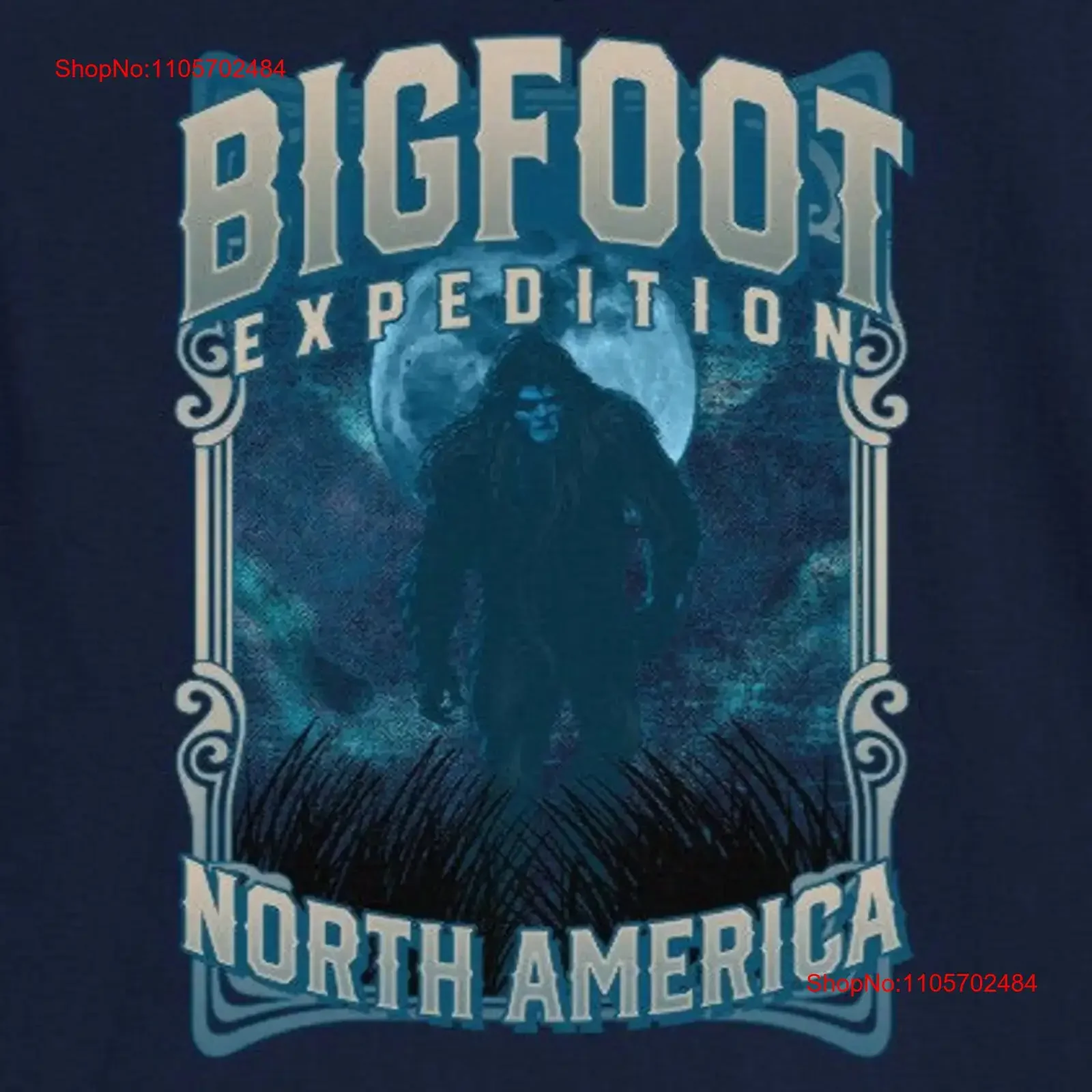 Bigfoot Expedition T Shirt North America Cryptid Legend Sasquatch Cryptozoology for vintage Washed streetwear Unisex