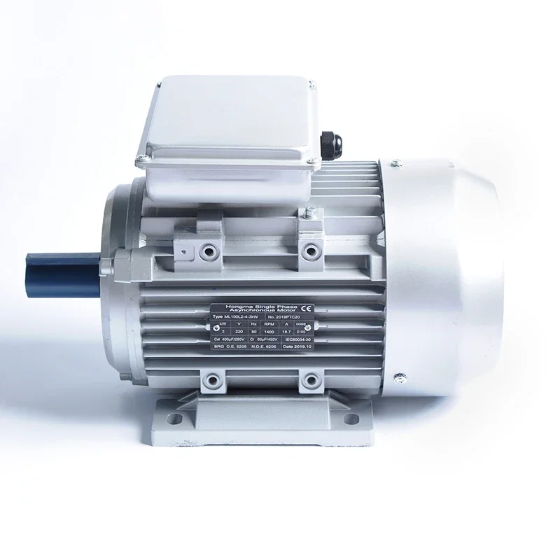 Single-Phase 220V AC Electric Motor 50Hz Frequency for Applications