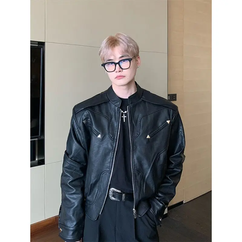 

Оригинальная квадратная искусственная кожа Jaet, белая, от M до 3XL, свободная посадка на молнии, украшенная из полиэстера без железа, молодежная весна A...